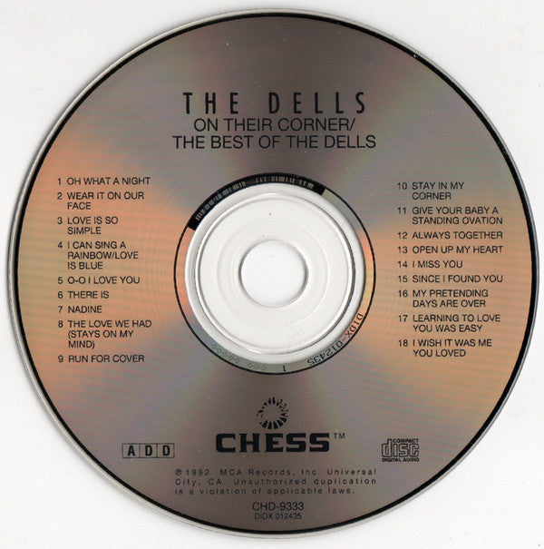 The Dells : On Their Corner / The Best Of The Dells (CD, Album, Comp)