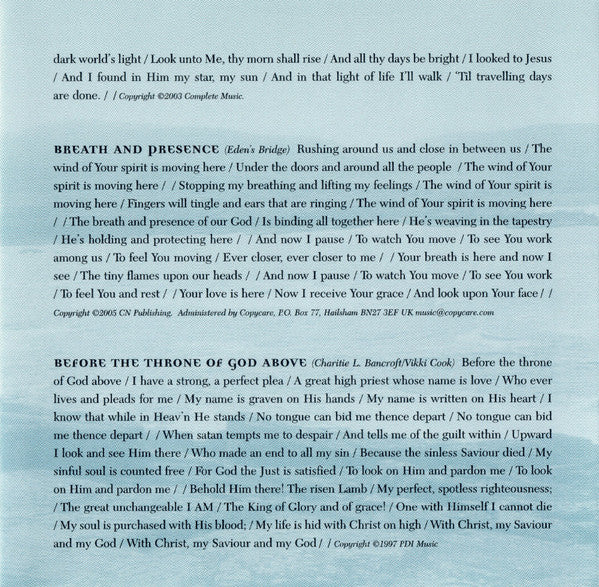 Eden's Bridge : New Celtic Worship (CD, Album)