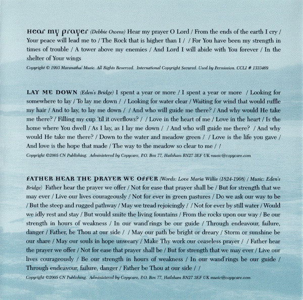 Eden's Bridge : New Celtic Worship (CD, Album)