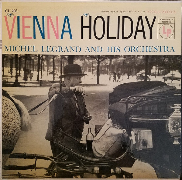 Michel Legrand And His Orchestra* : Vienna Holiday (LP, Album, Mono)