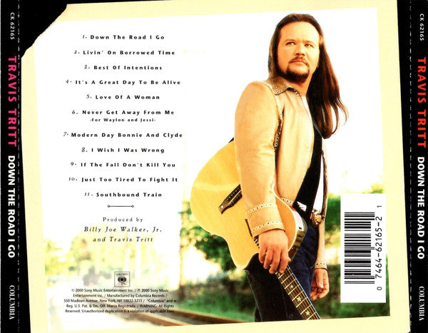 Travis Tritt : Down The Road I Go (CD, Album)