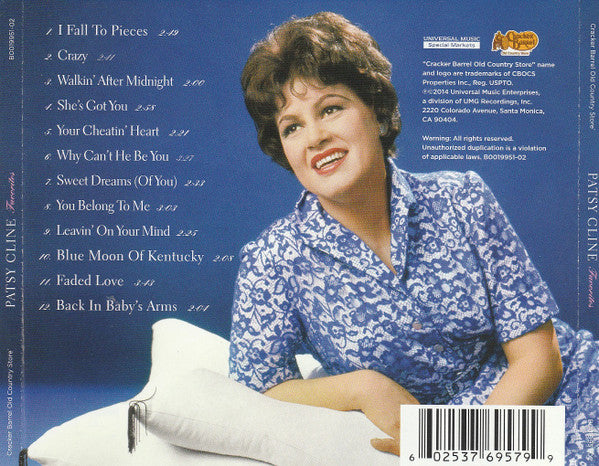 Patsy Cline : Favorites (CD, Comp)