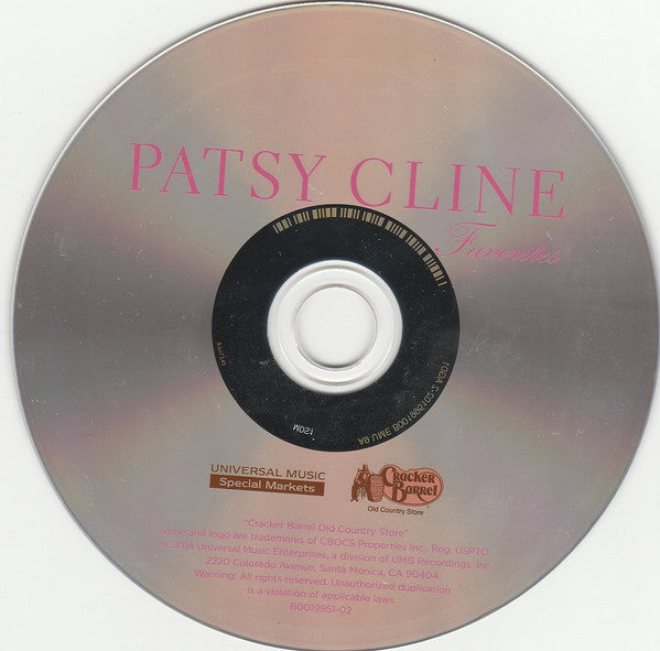 Patsy Cline : Favorites (CD, Comp)