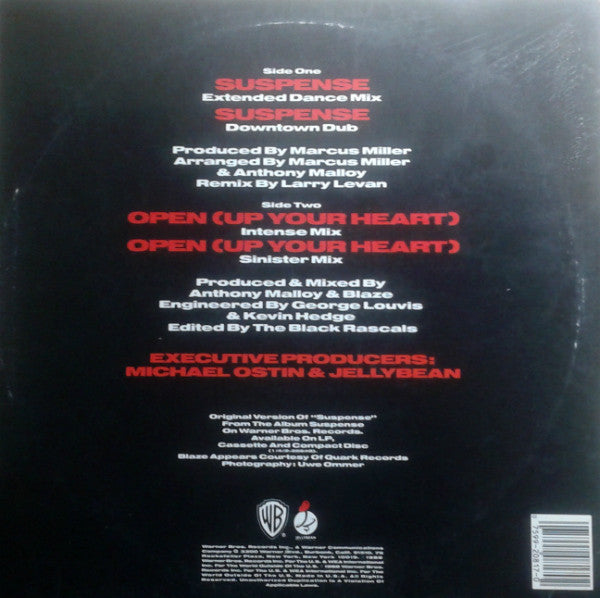 Anthony & The Camp* : Suspense (12", Maxi)