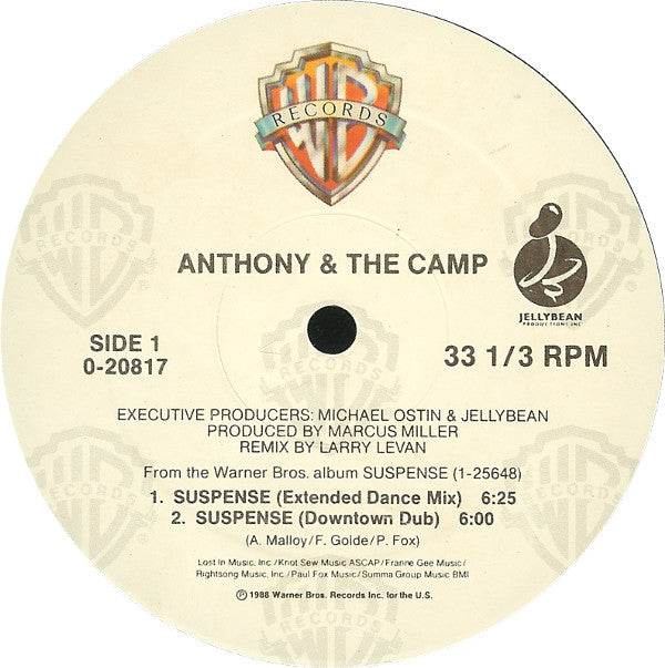 Anthony & The Camp* : Suspense (12", Maxi)