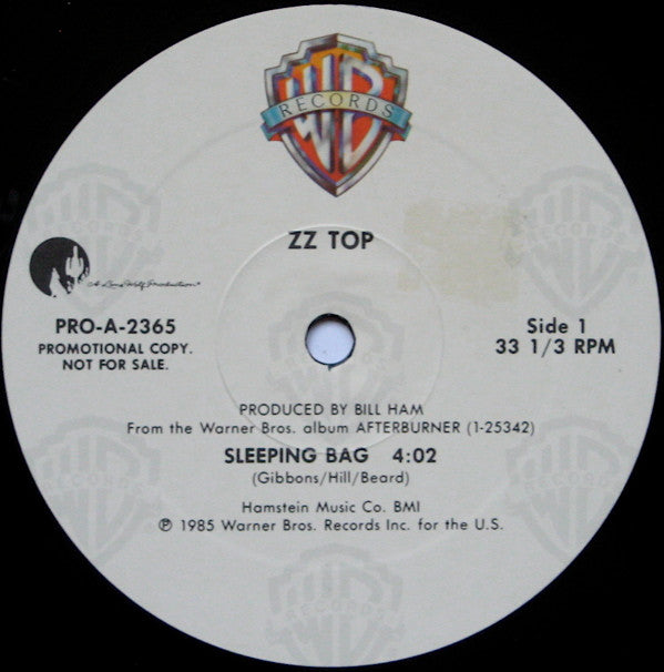 ZZ Top : Sleeping Bag (12", Single, Promo)