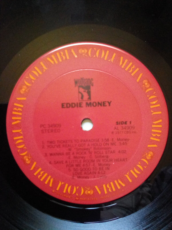 Eddie Money : Eddie Money (LP, Album, RE, Pit)