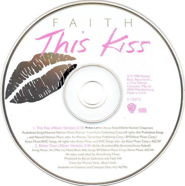 Faith* : This Kiss (CD, Single)