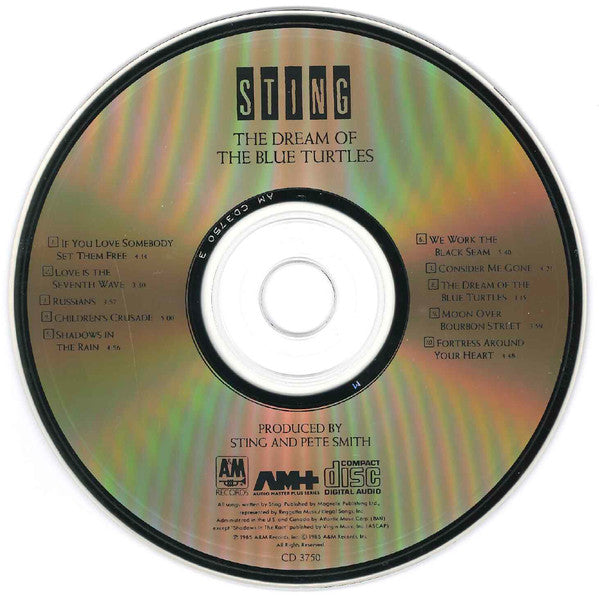 Sting : The Dream Of The Blue Turtles (CD, Album)