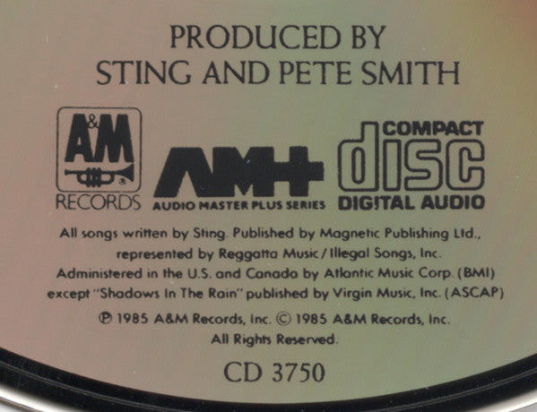 Sting : The Dream Of The Blue Turtles (CD, Album)