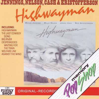 Waylon Jennings, Willie Nelson, Johnny Cash, Kris Kristofferson : Highwayman (CD, Album, RE)