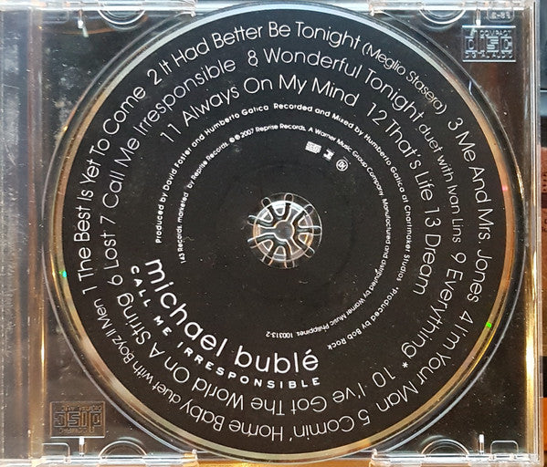 Michael Bublé : Call Me Irresponsible (CD, Album)