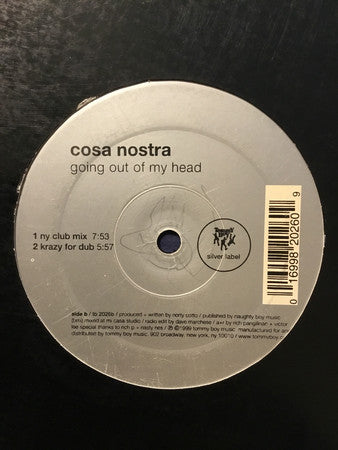 Cosa Nostra : Going Out Of My Head (12")