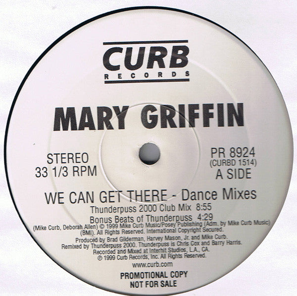 Mary Griffin : We Can Get There - Dance Mixes (12", Promo)