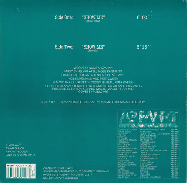 Kim Sanders : Show Me (Remixes) (12")