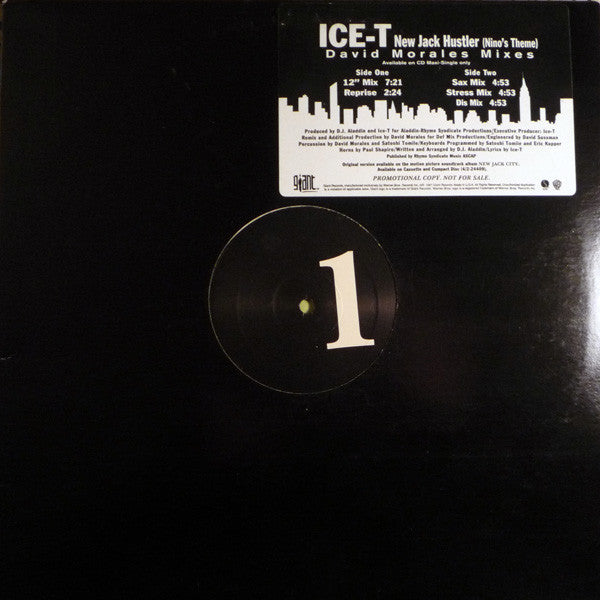 Ice-T : New Jack Hustler (Nino's Theme) - David Morales Mixes (12", Promo)