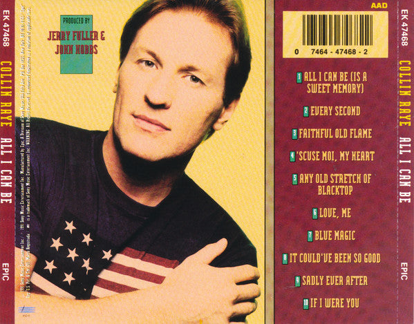 Collin Raye : All I Can Be (CD, Album, RE)