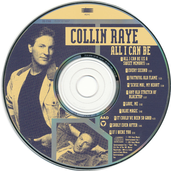 Collin Raye : All I Can Be (CD, Album, RE)