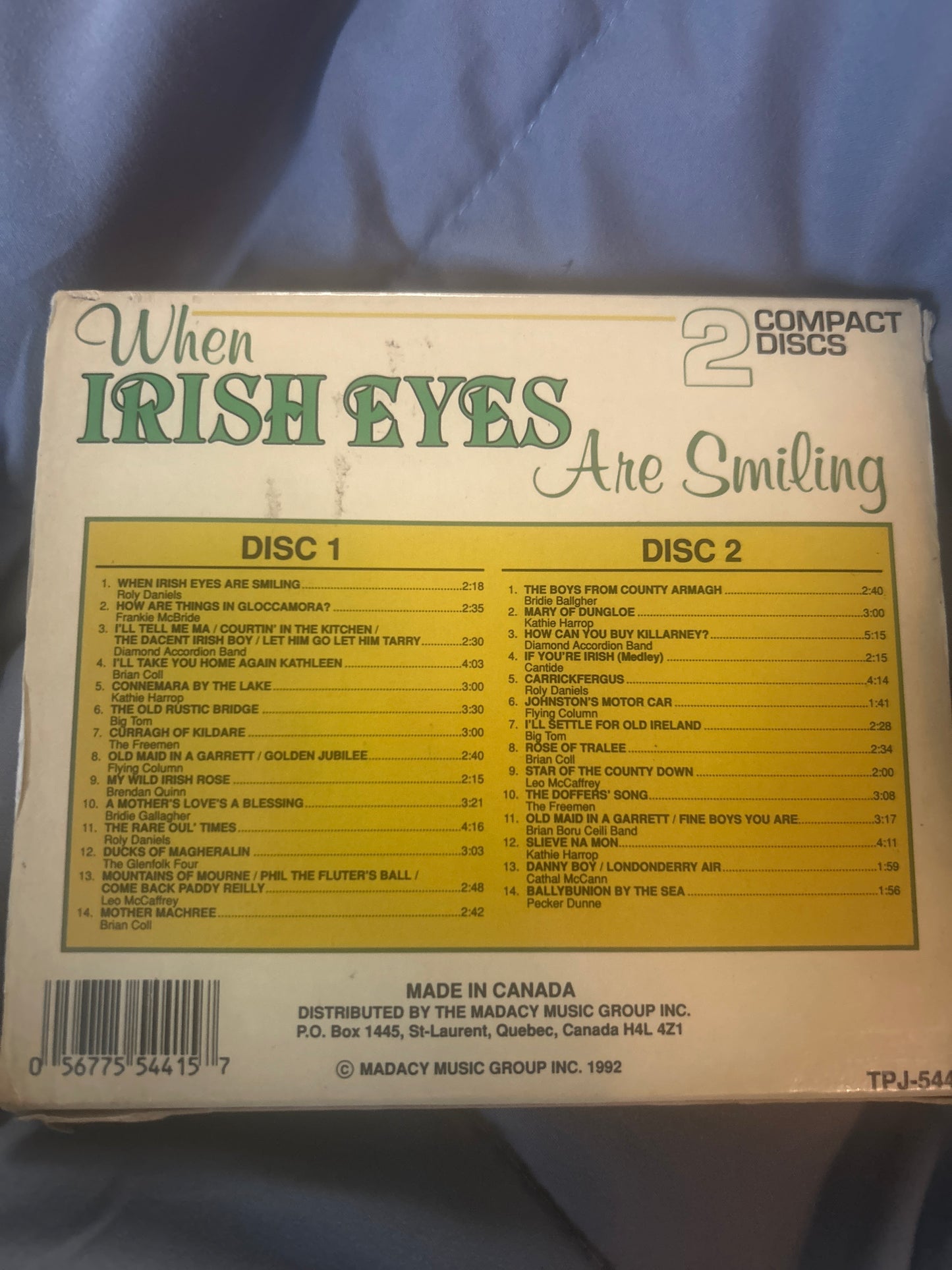 Various - When Irish Eyes Are Smiling (2xCD)