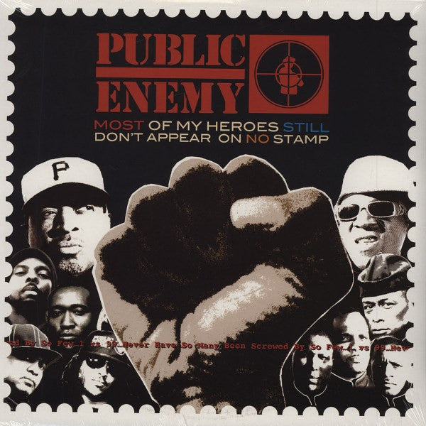 Magnet: Public Enemy – Most Of My Heroes Still Don't Appear On No Stamp [Miniature LP Cover Magnet]