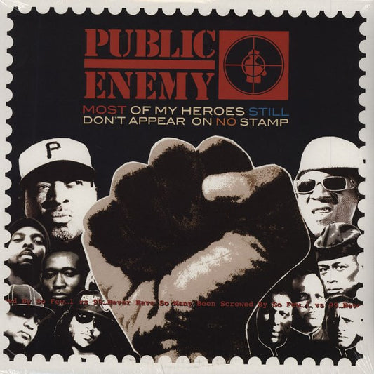 Magnet: Public Enemy – Most Of My Heroes Still Don't Appear On No Stamp [Miniature LP Cover Magnet]
