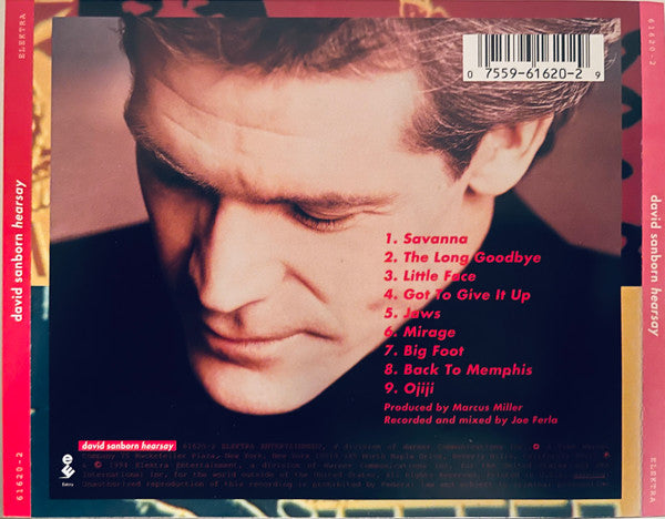 David Sanborn : Hearsay (CD, Album)