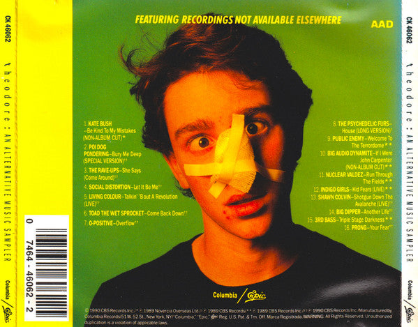 Various : Theodore: An Alternative Music Sampler (CD, Comp, Smplr)