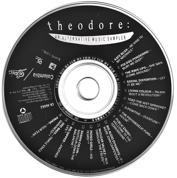 Various : Theodore: An Alternative Music Sampler (CD, Comp, Smplr)