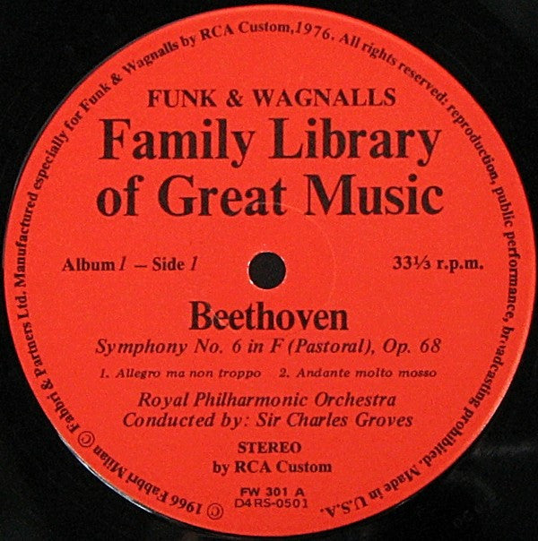 Ludwig van Beethoven : The Pastoral - Sixth Symphony (LP, Album, Ind)