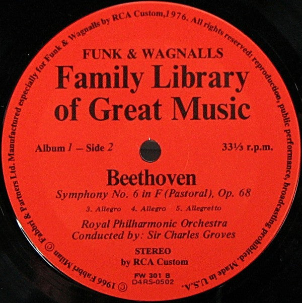 Ludwig van Beethoven : The Pastoral - Sixth Symphony (LP, Album, Ind)