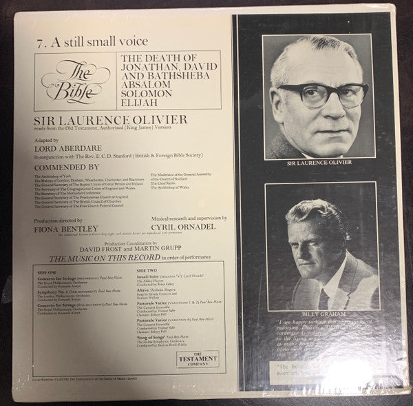 Laurence Olivier, Douglas Fairbanks, Jr. : A Still Small Voice (LP, Album)