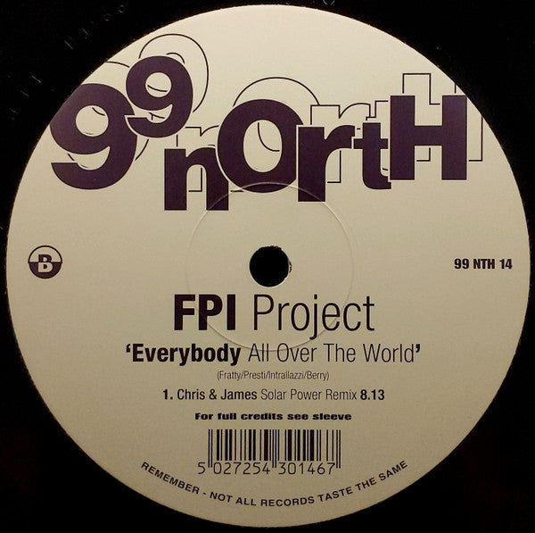 FPI Project : Everybody (All Over The World) (12")