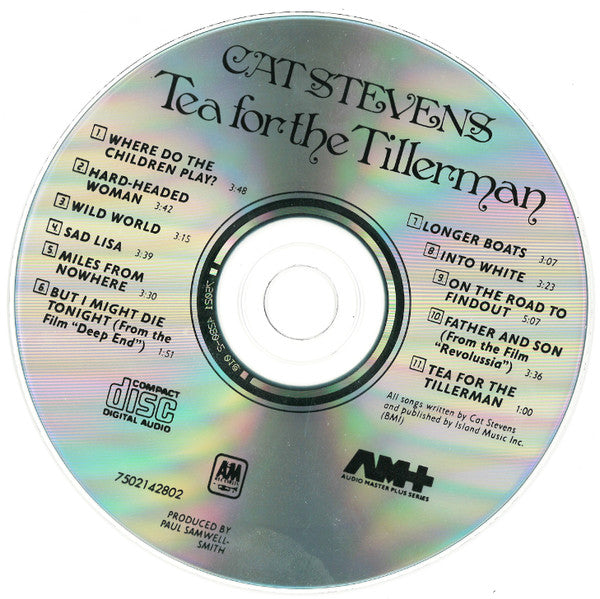 Cat Stevens : Tea For The Tillerman (CD, Album, RE)