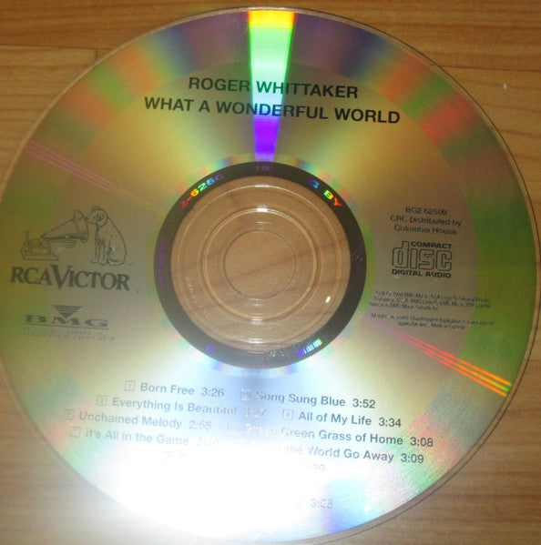 Roger Whittaker : What A Wonderful World (CD, Album, Club)