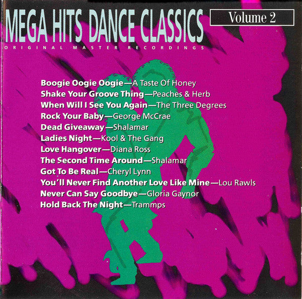 Various : Mega Hits Dance Classics Volume 2 (CD, Comp)