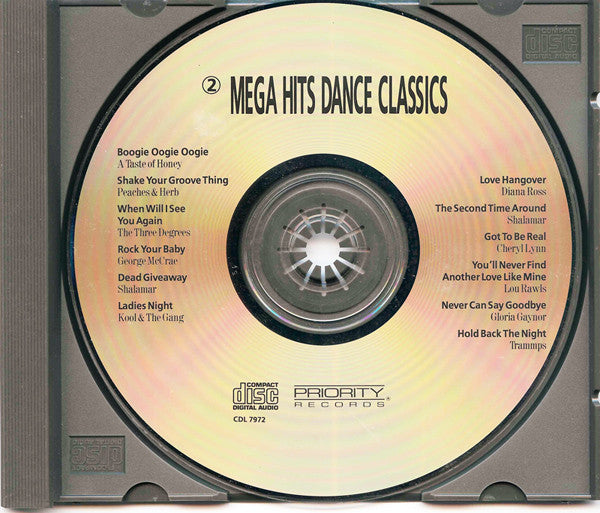 Various : Mega Hits Dance Classics Volume 2 (CD, Comp)