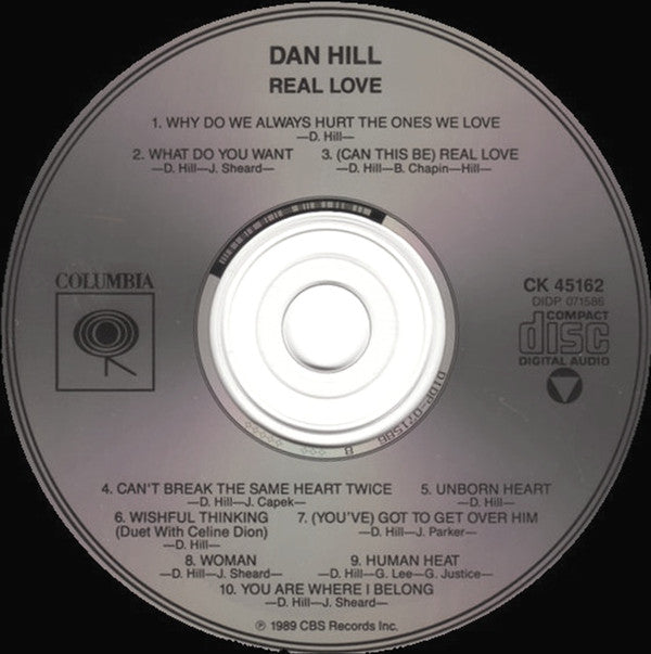 Dan Hill : Real Love (CD, Album)