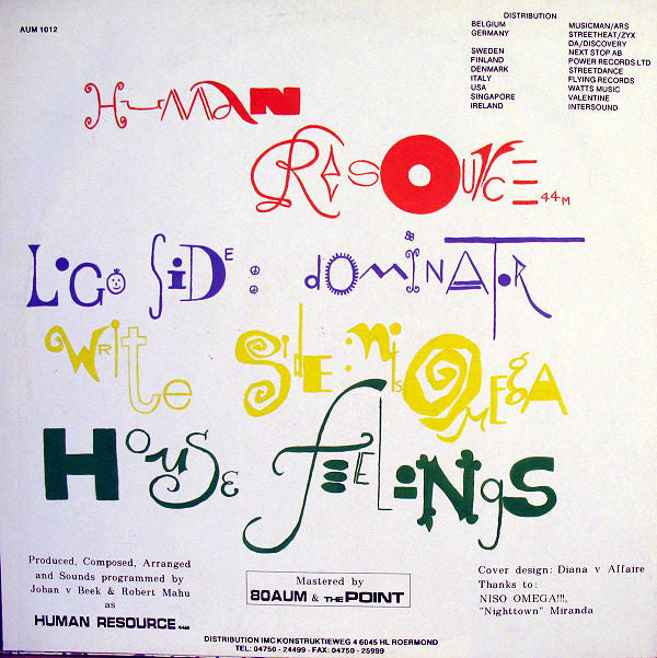 Human Resource : Dominator (12", Single)