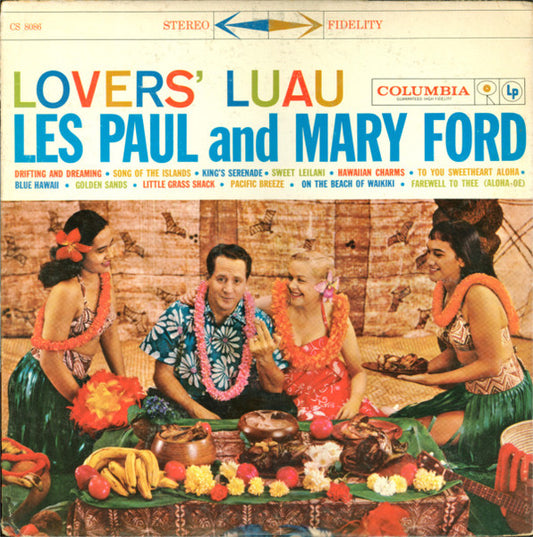 Les Paul & Mary Ford : Lovers' Luau (LP, Album, Hol)