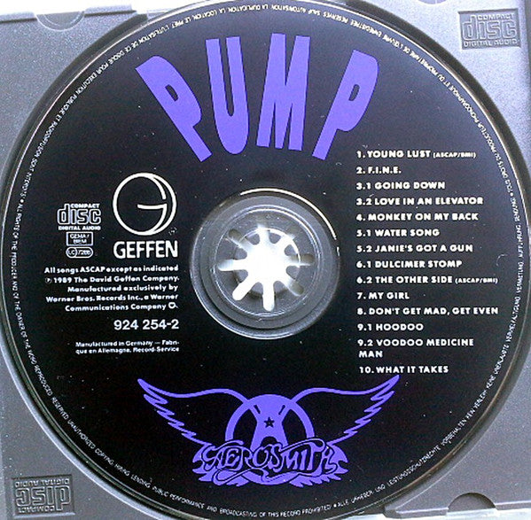 Aerosmith : Pump (CD, Album, RE)