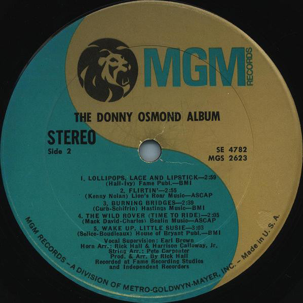 Donny Osmond : The Donny Osmond Album (LP, Album)
