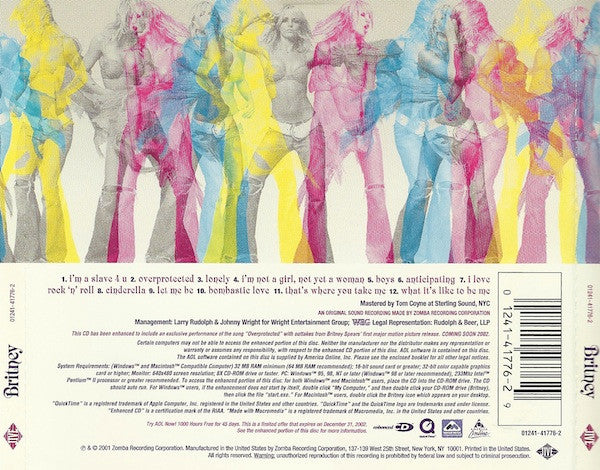 Britney Spears : Britney (CD, Album, Enh)