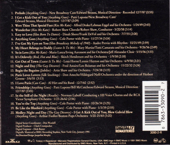 Various : Cole Porter A Centennial Celebration (CD, Comp, RM)