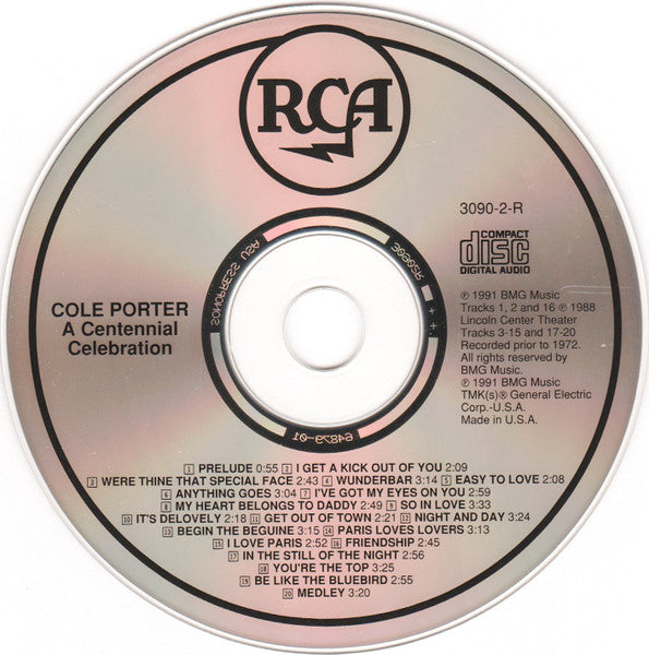 Various : Cole Porter A Centennial Celebration (CD, Comp, RM)