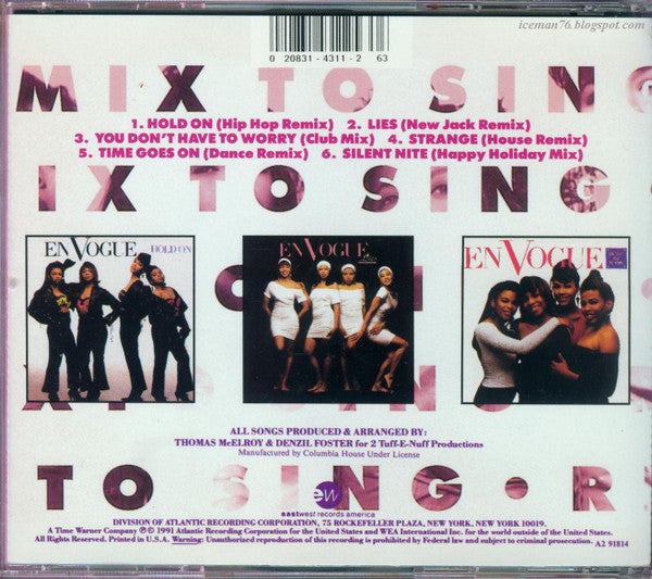 En Vogue : Remix To Sing (CD, Comp, Club)