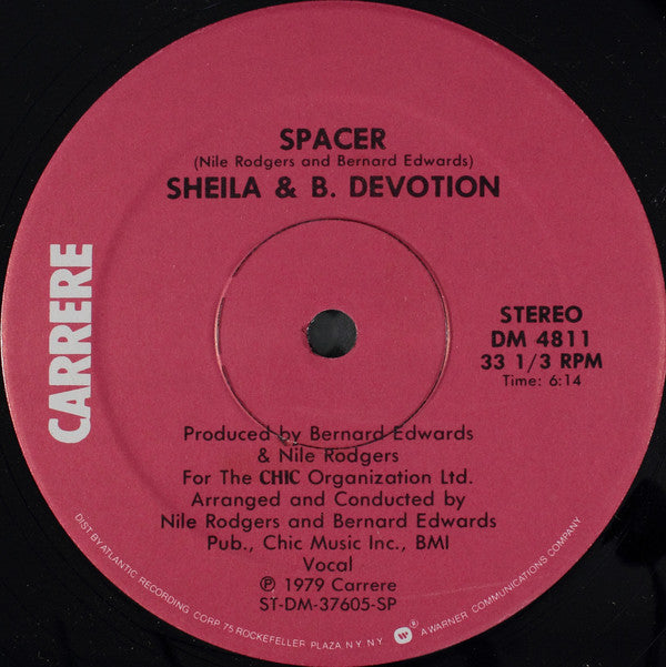 Sheila & B. Devotion : Spacer (12")