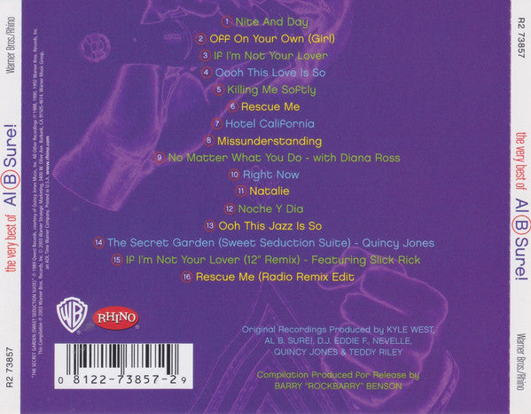 Al B. Sure! : The Very Best Of (CD, Comp)