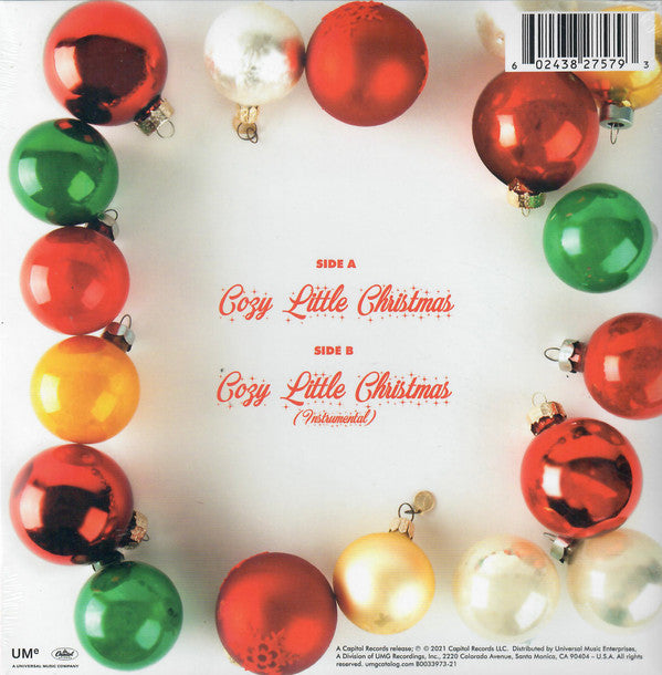 Katy Perry : Cozy Little Christmas (7", Single, Gre)