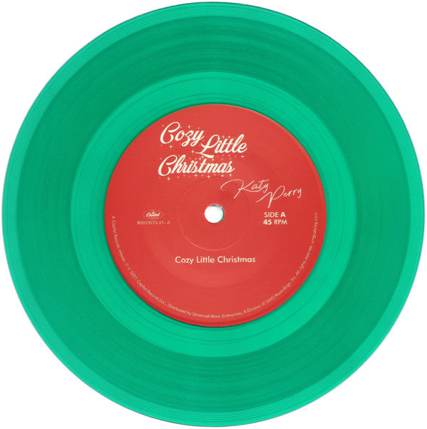 Katy Perry : Cozy Little Christmas (7", Single, Gre)