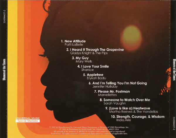 Various : Women Of The Times (CD, Comp)